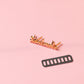 Little Rosy Cheeks - Handmade Metal Italic Label - Rose Gold