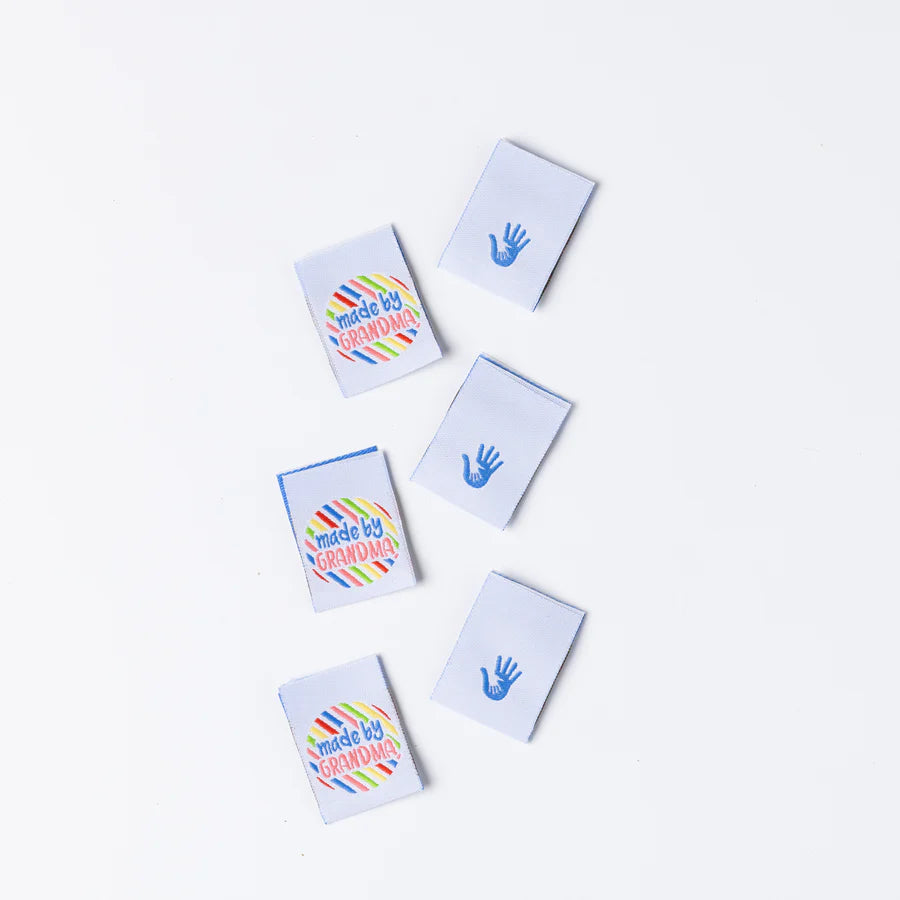 Little Rosy Cheeks - Made By Grandma - Pack of 6 Sewing Labels