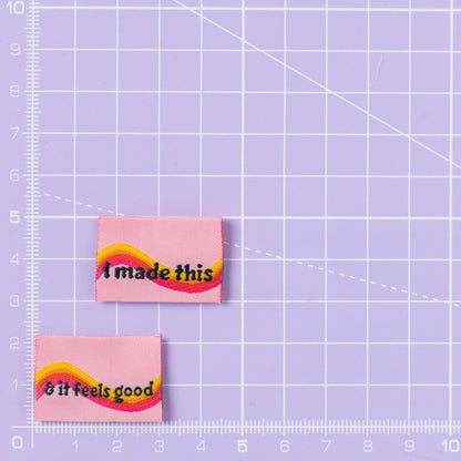 Little Rosy Cheeks - It Feels Good - Pack of 6 Sewing Labels