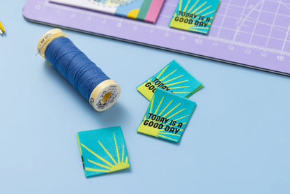 Little Rosy Cheeks - Today Is A Good Day - Pack of 6 Sewing Labels