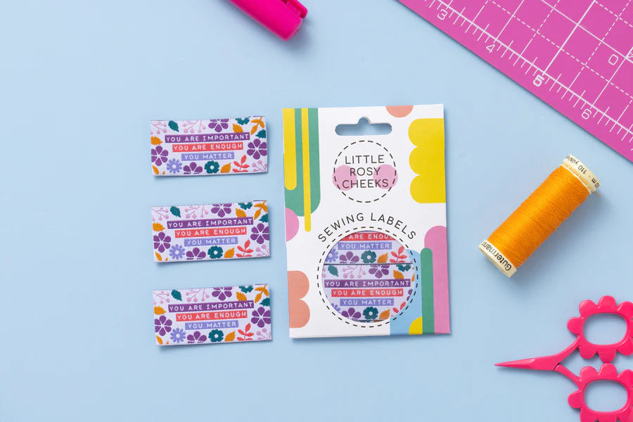 Little Rosy Cheeks - You Matter - Pack of 6 Sewing Labels