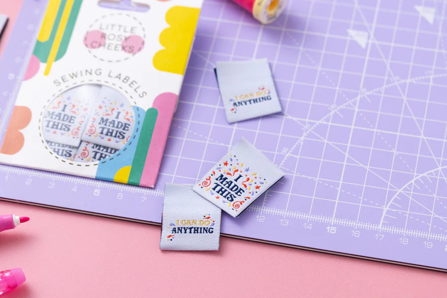 Little Rosy Cheeks - I Made This - Pack of 6 Sewing Labels