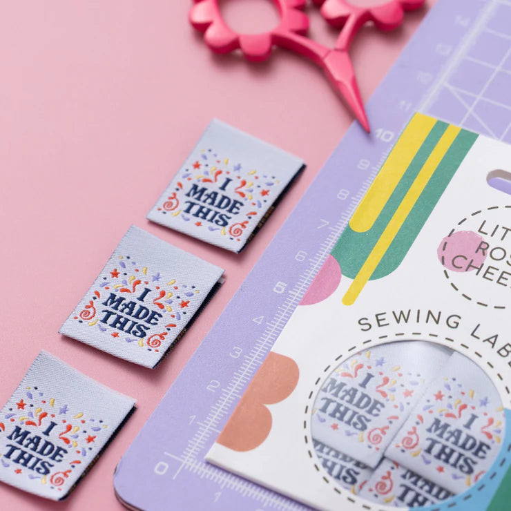 Little Rosy Cheeks - I Made This - Pack of 6 Sewing Labels