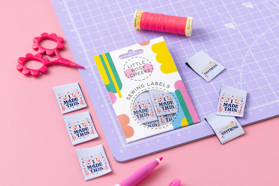 Little Rosy Cheeks - I Made This - Pack of 6 Sewing Labels