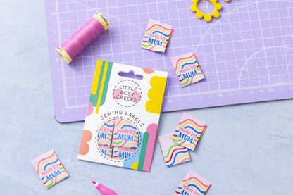Little Rosy Cheeks - Made By Mum - Pack of 6 Sewing Labels
