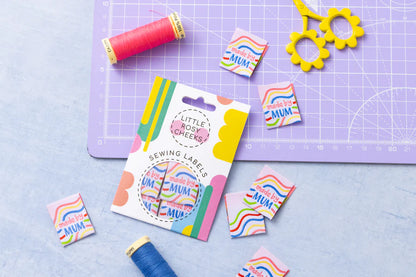 Little Rosy Cheeks - Made By Mum - Pack of 6 Sewing Labels