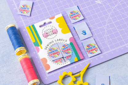Little Rosy Cheeks - Made By Grandma - Pack of 6 Sewing Labels