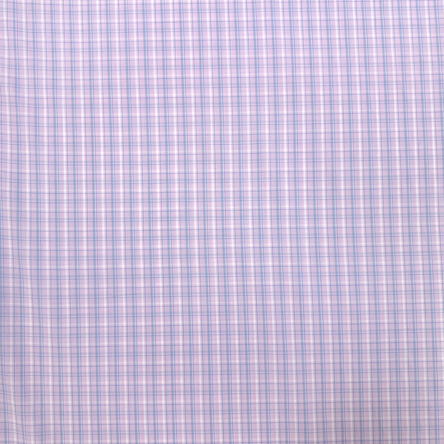 Lavender Check Cotton Shirting