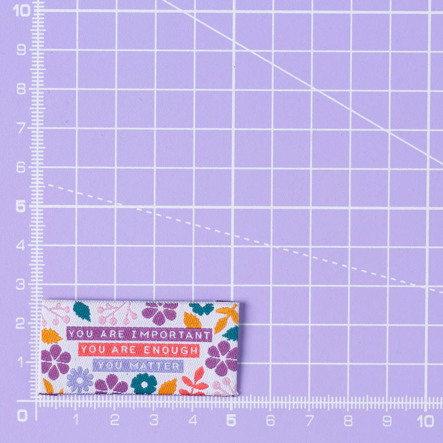 Little Rosy Cheeks - You Matter - Pack of 6 Sewing Labels