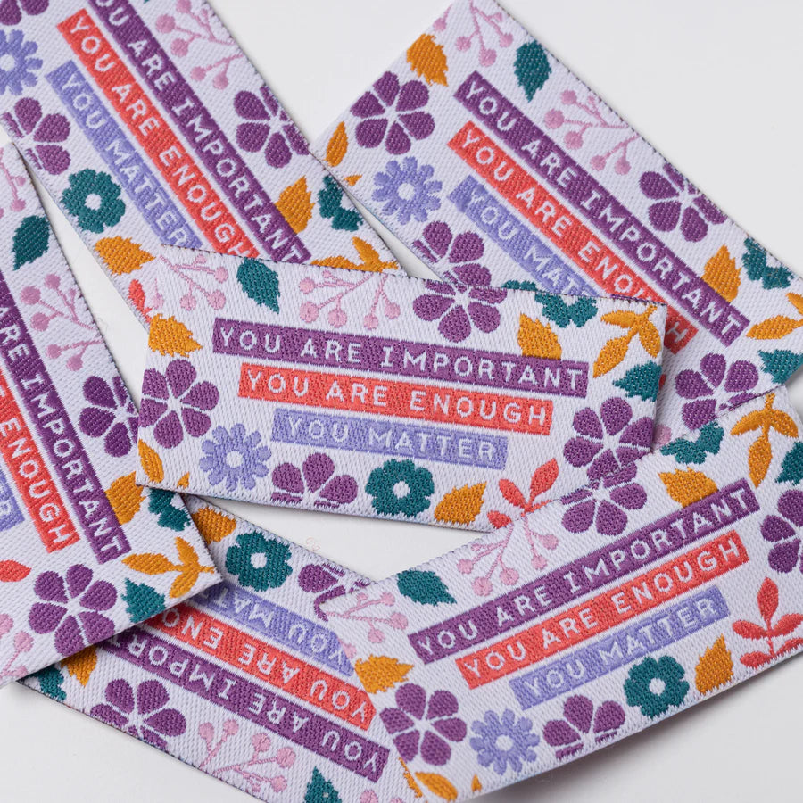 Little Rosy Cheeks - You Matter - Pack of 6 Sewing Labels