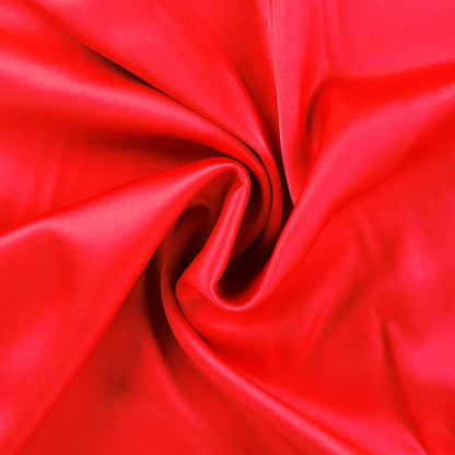 Viscose Satin - Red