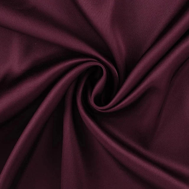 Viscose Satin - Aubergine