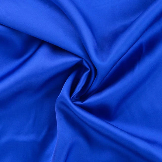Viscose Satin - Cobalt
