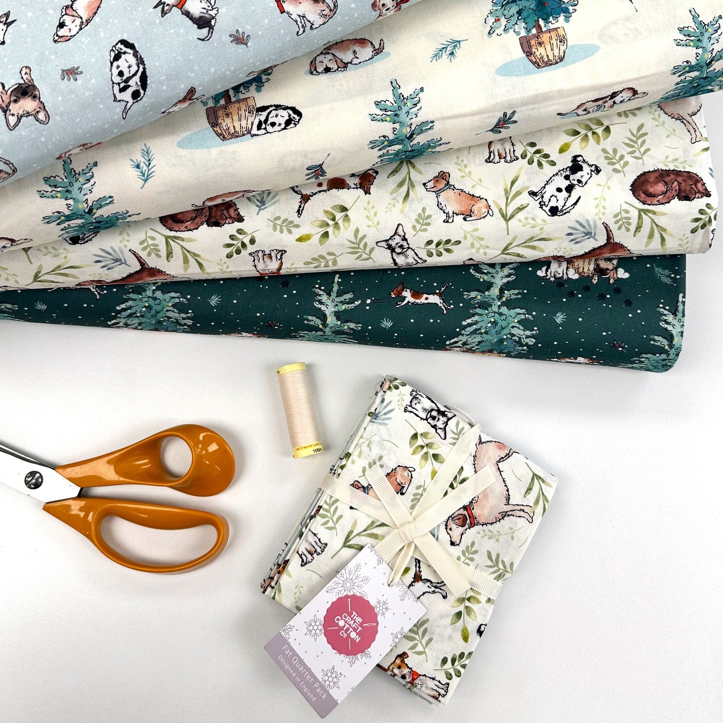 The Craft Cotton Company - Man's Best Friend - Fat Quarter Pack