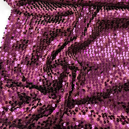 Mulberry Sparkle Sequinned Velour