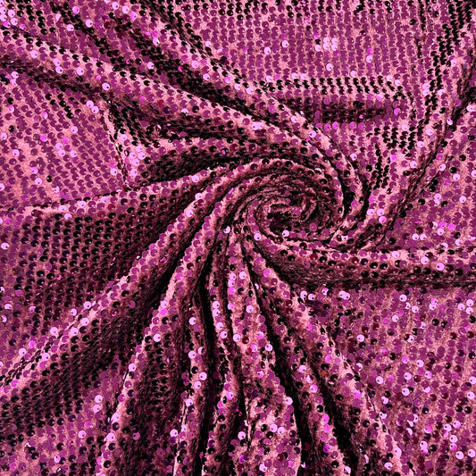 Mulberry Sparkle Sequinned Velour