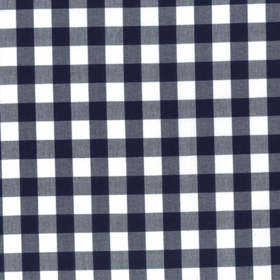 Yarn Dyed Gingham - 17mm - Navy