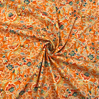 Palma Pima Cotton Lawn - Orange