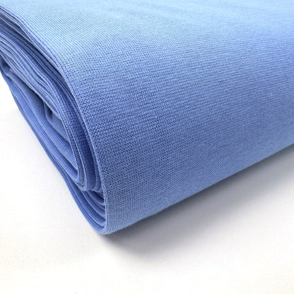 Organic Cotton Ribbing - Blue