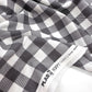 Picnic Check Waterproof Cotton Canvas - Grey