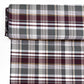 Platinum Berry Cotton Check Shirting - 55CM Remnant