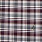 Platinum Berry Cotton Check Shirting - 55CM Remnant