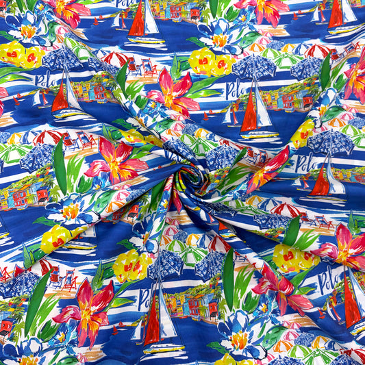 Polo Riviera - Ex Designer Cotton Poplin