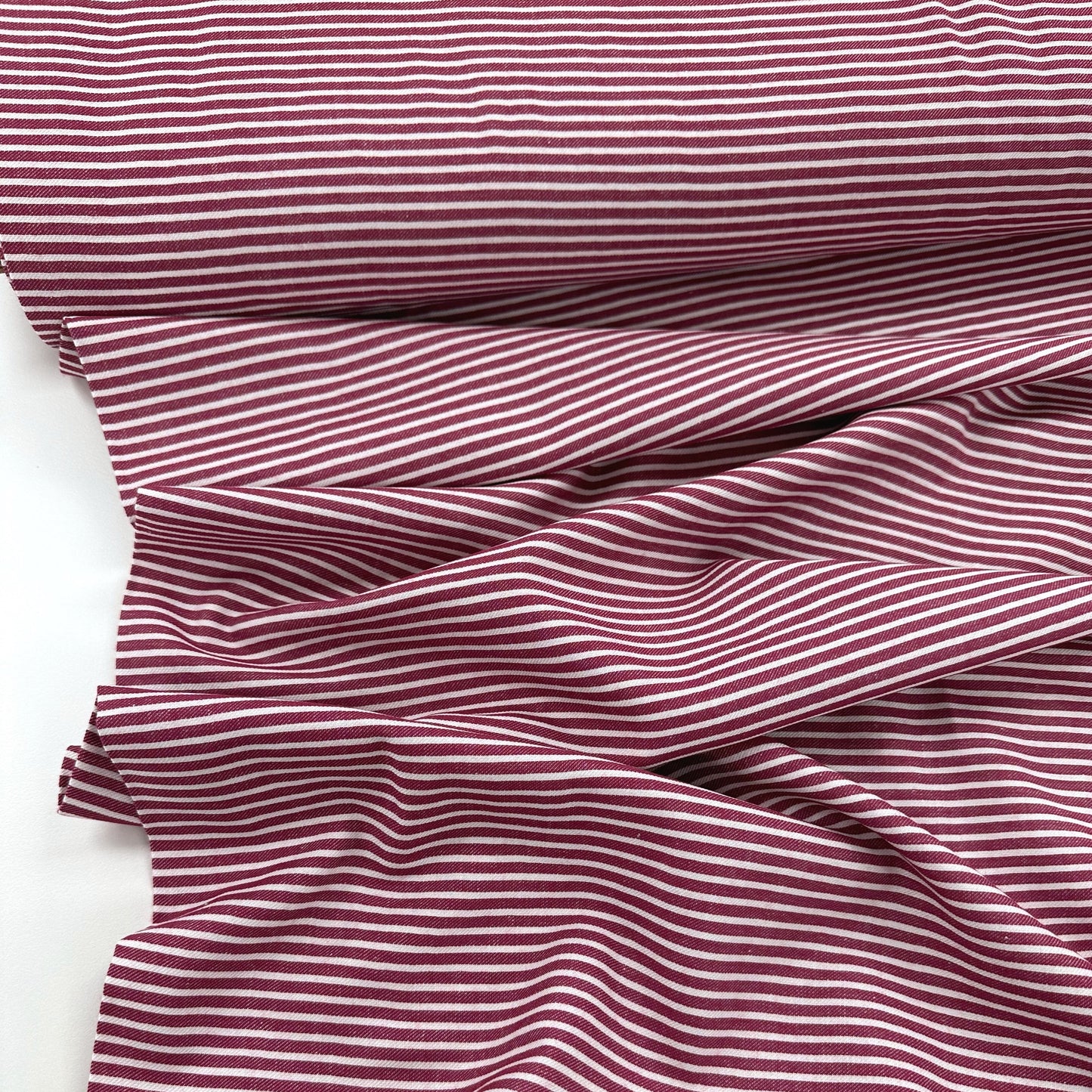Raspberry Ripple Cotton Twill
