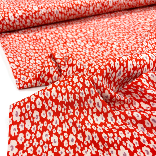 Tea Party Tencel Lawn - Red