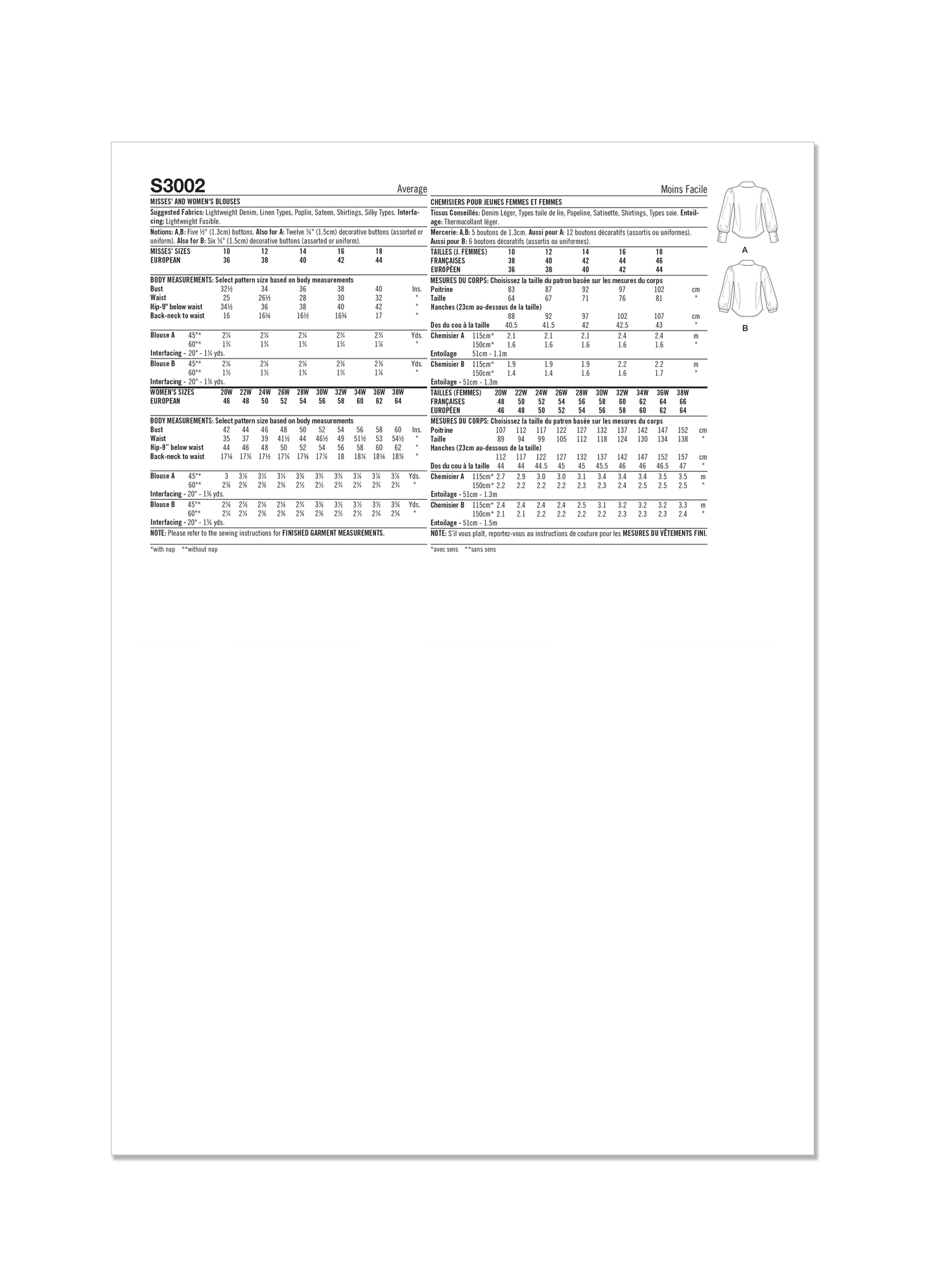 Simplicity 3002