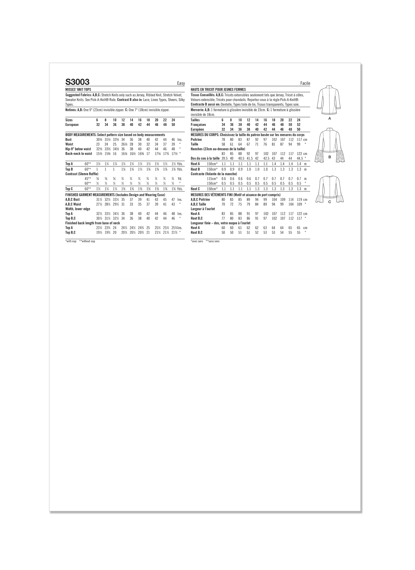 Simplicity 3003