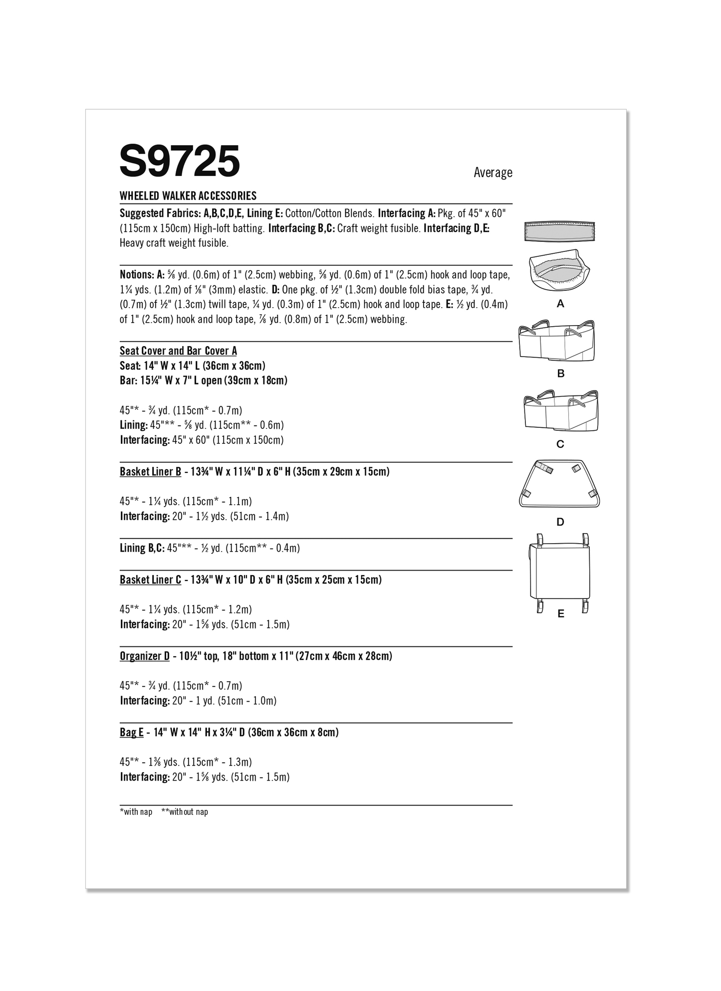 Simplicity 9725