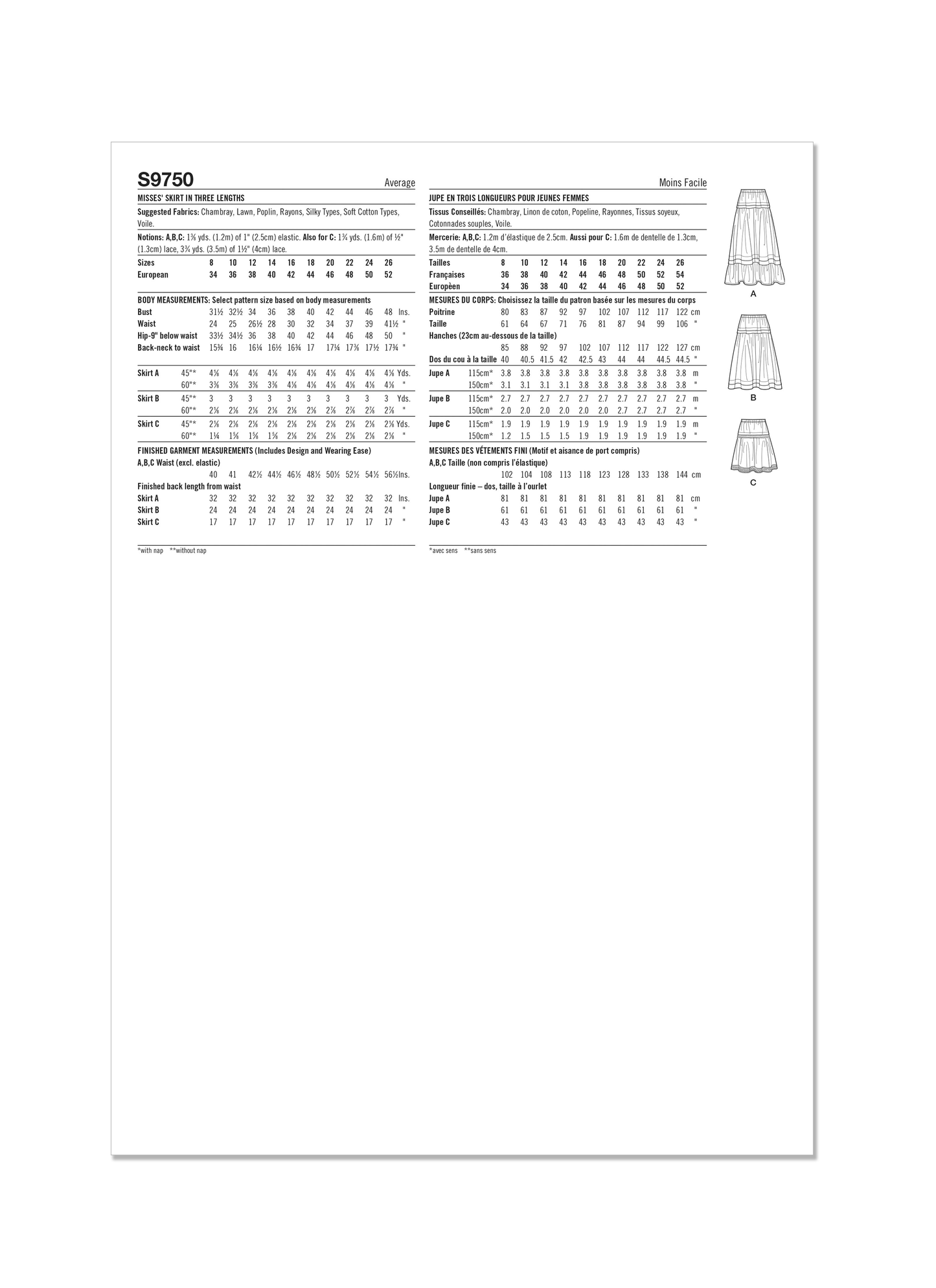 Simplicity 9750