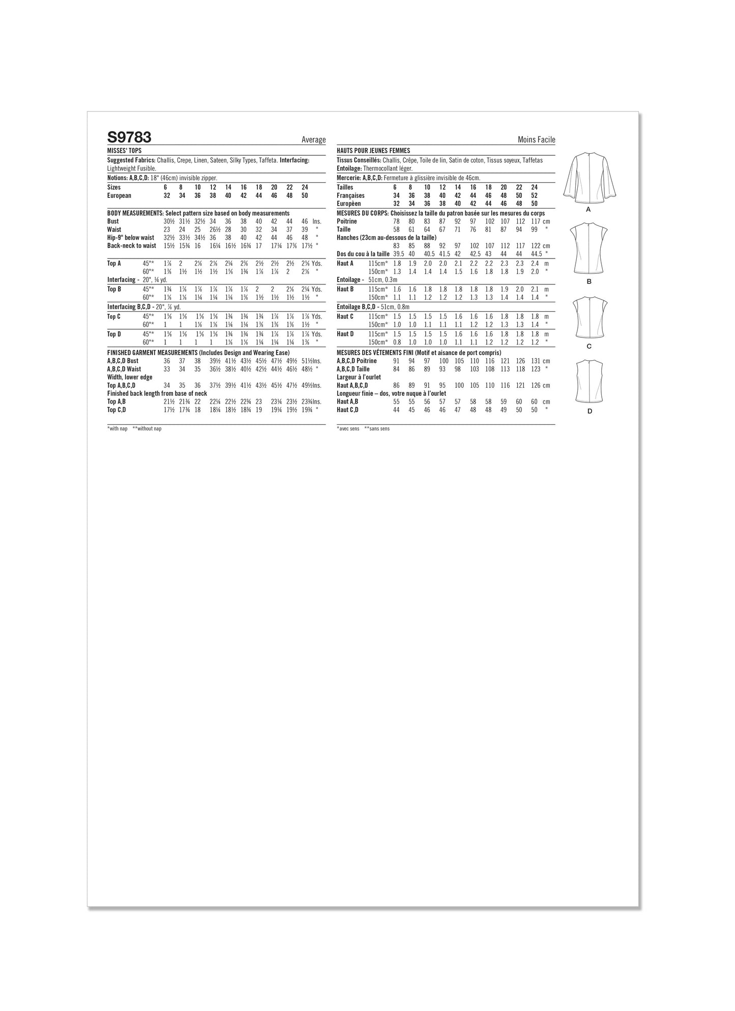 Simplicity 9783