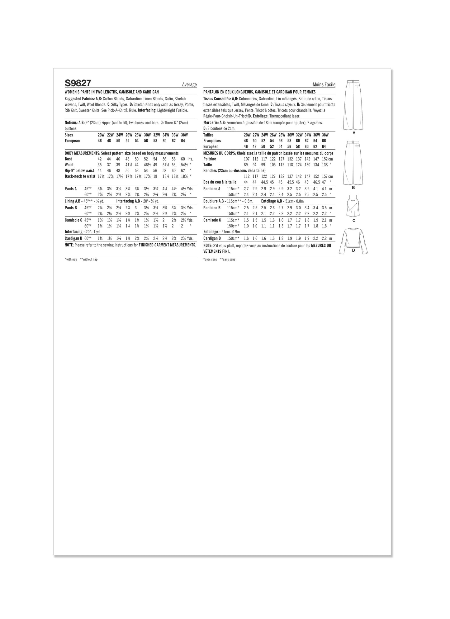 Simplicity 9827