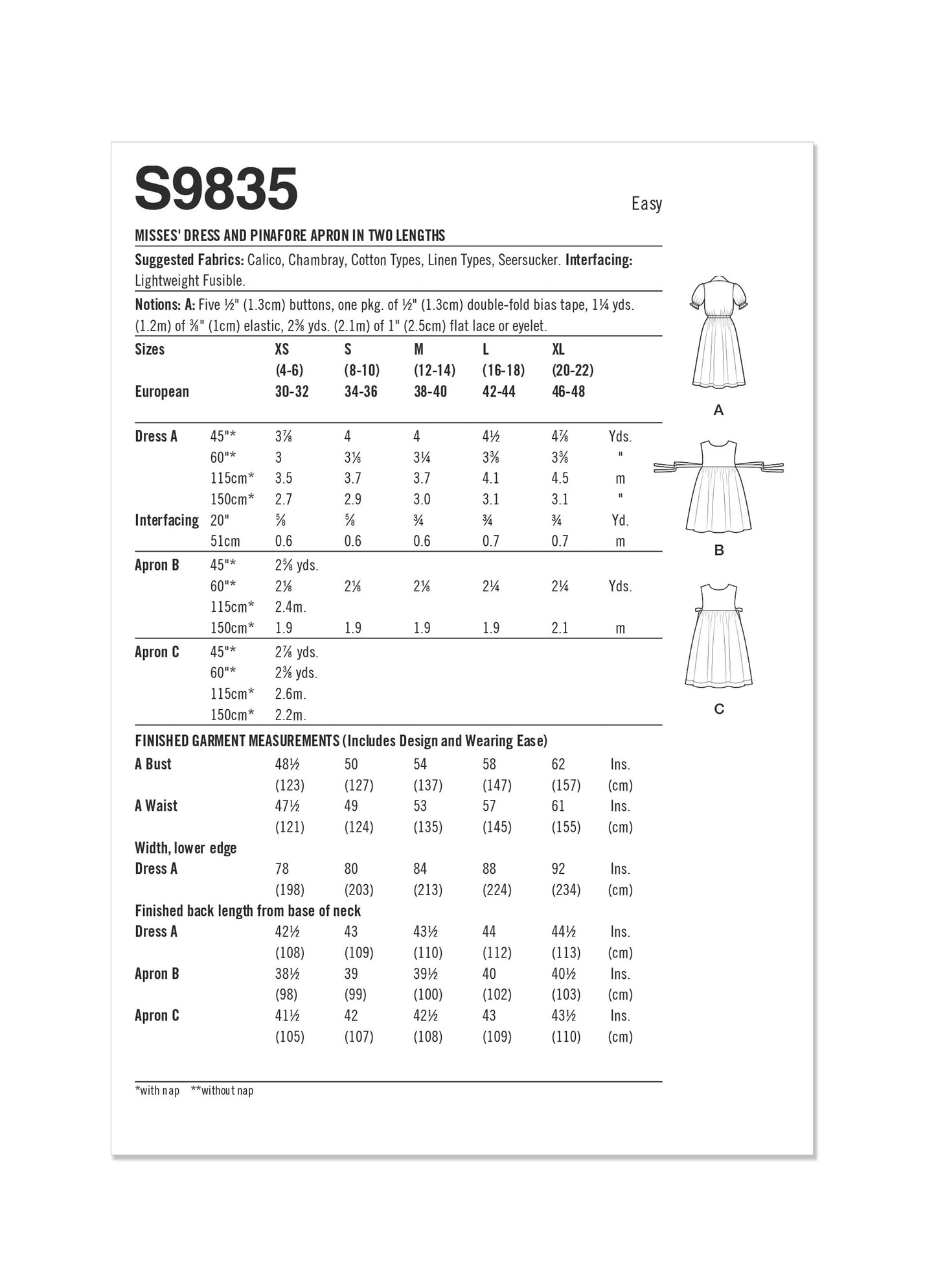 Simplicity 9835