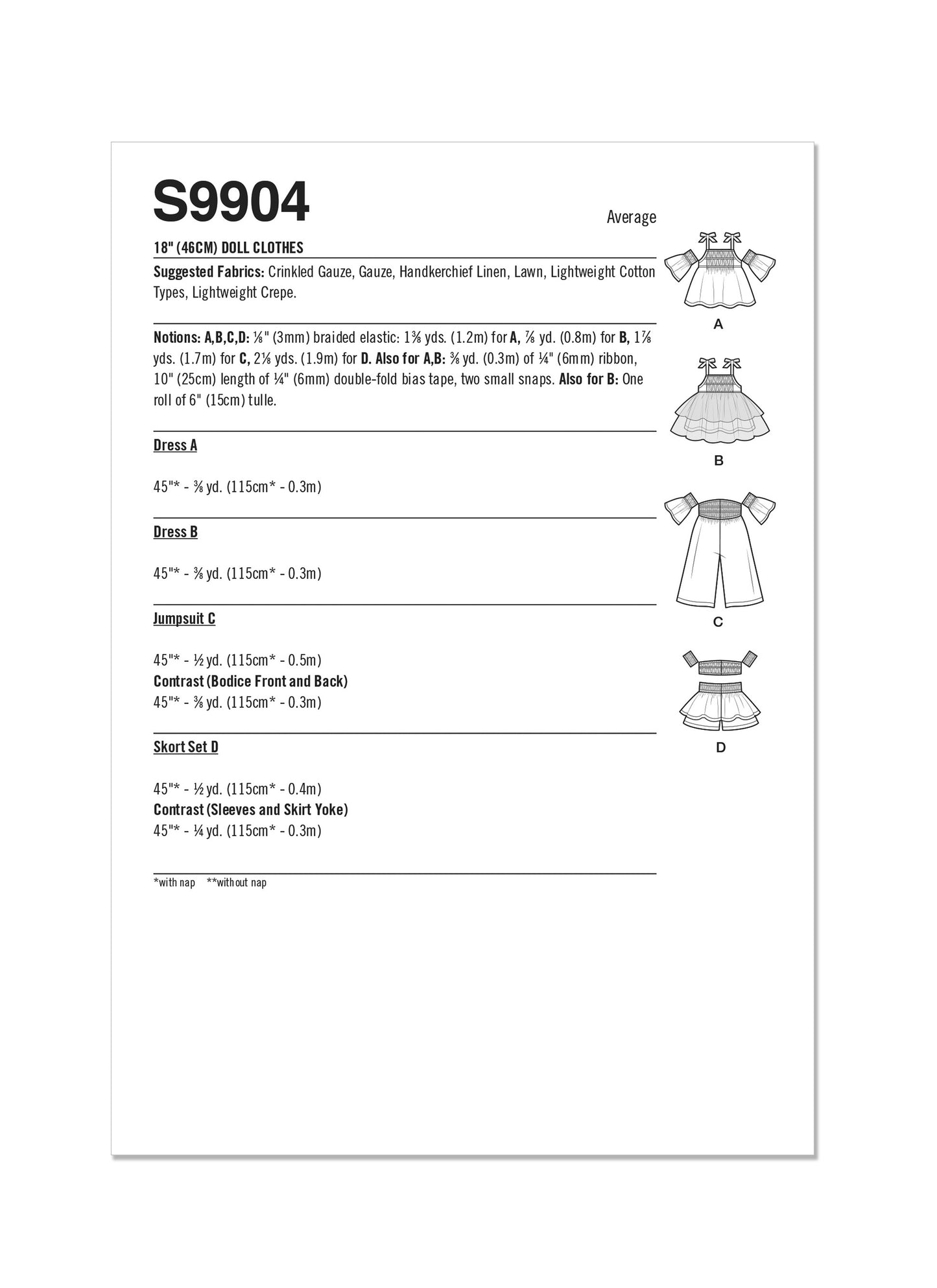 Simplicity 9904