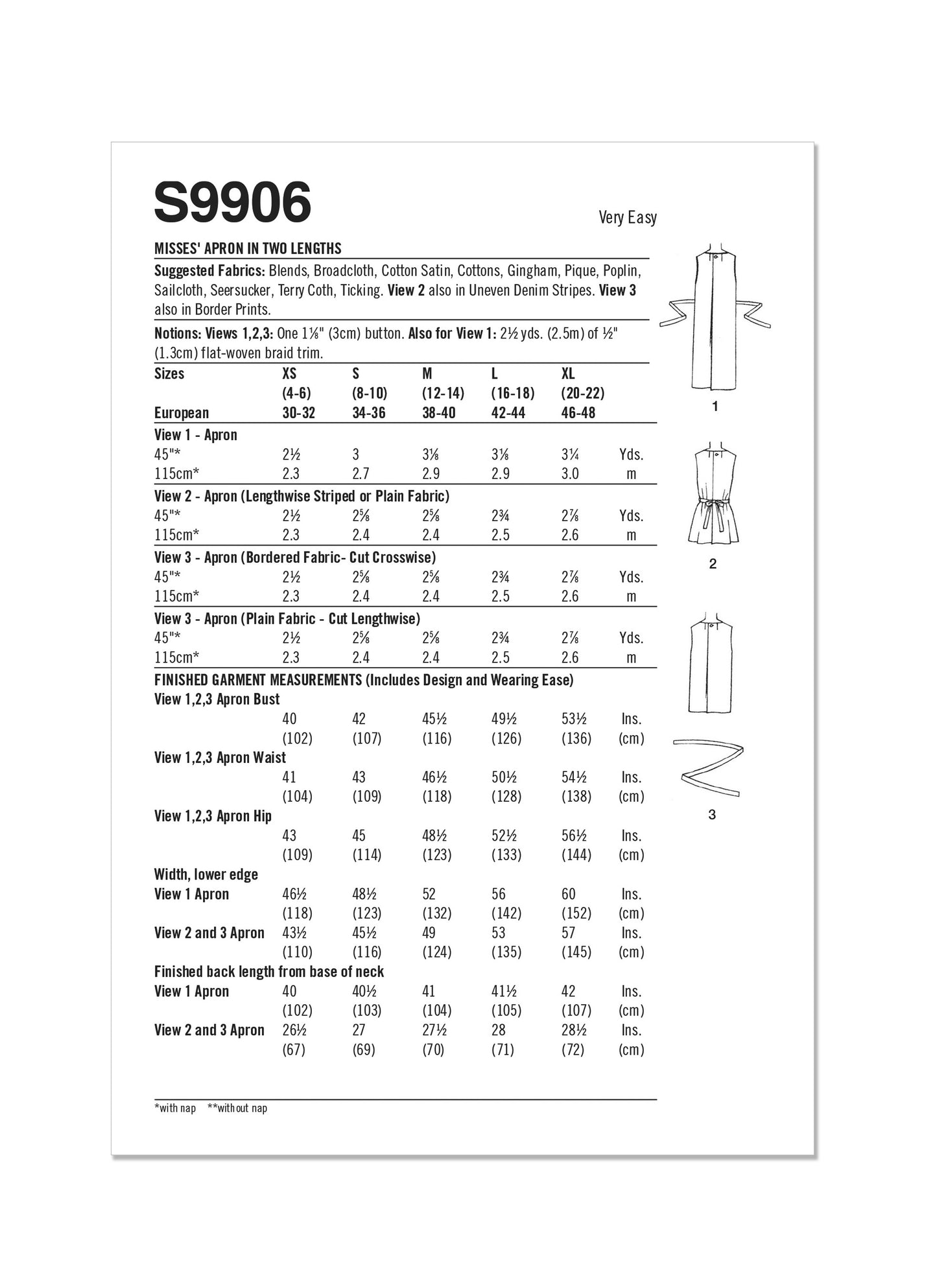 Simplicity 9906