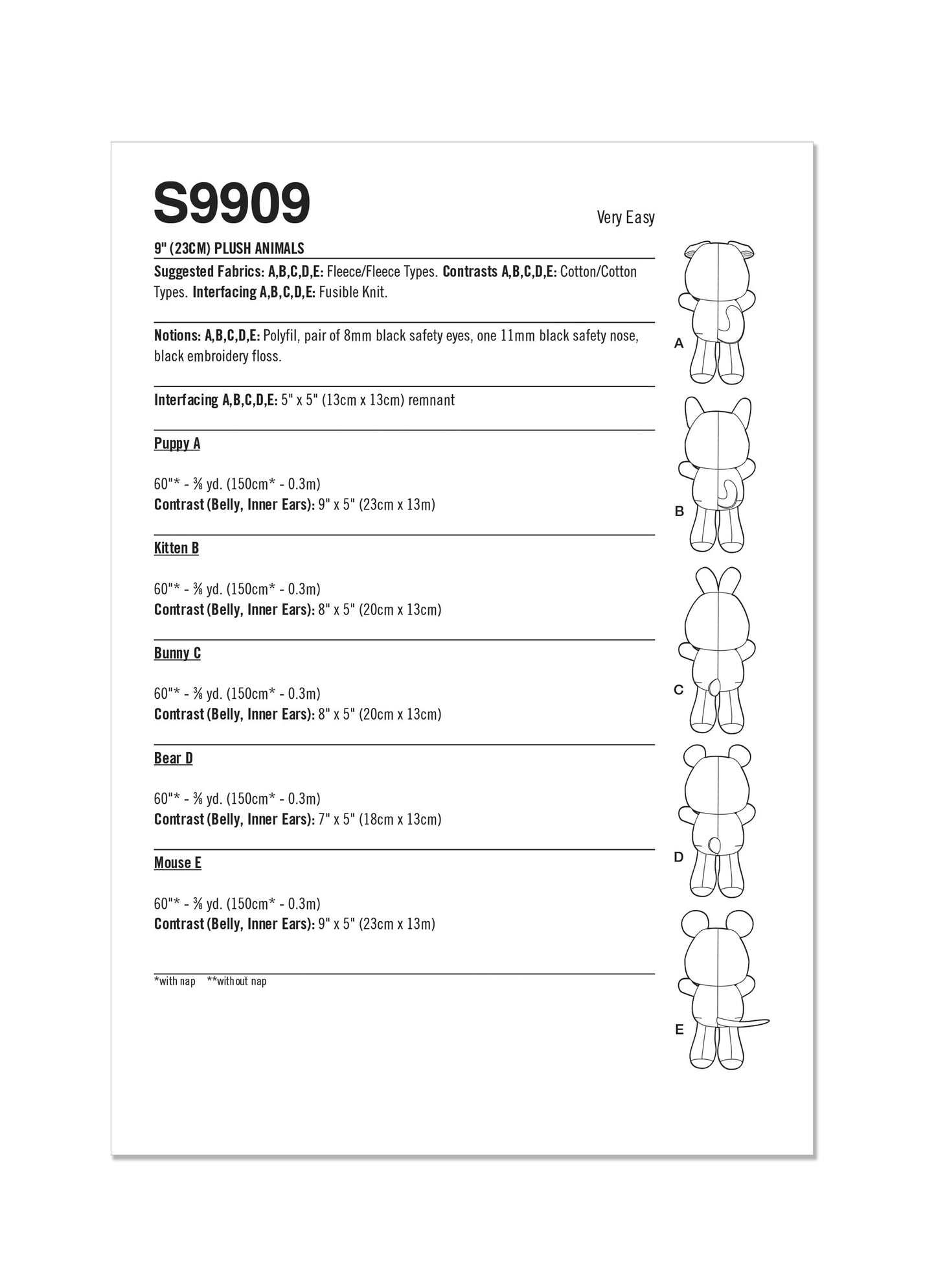 Simplicity 9909