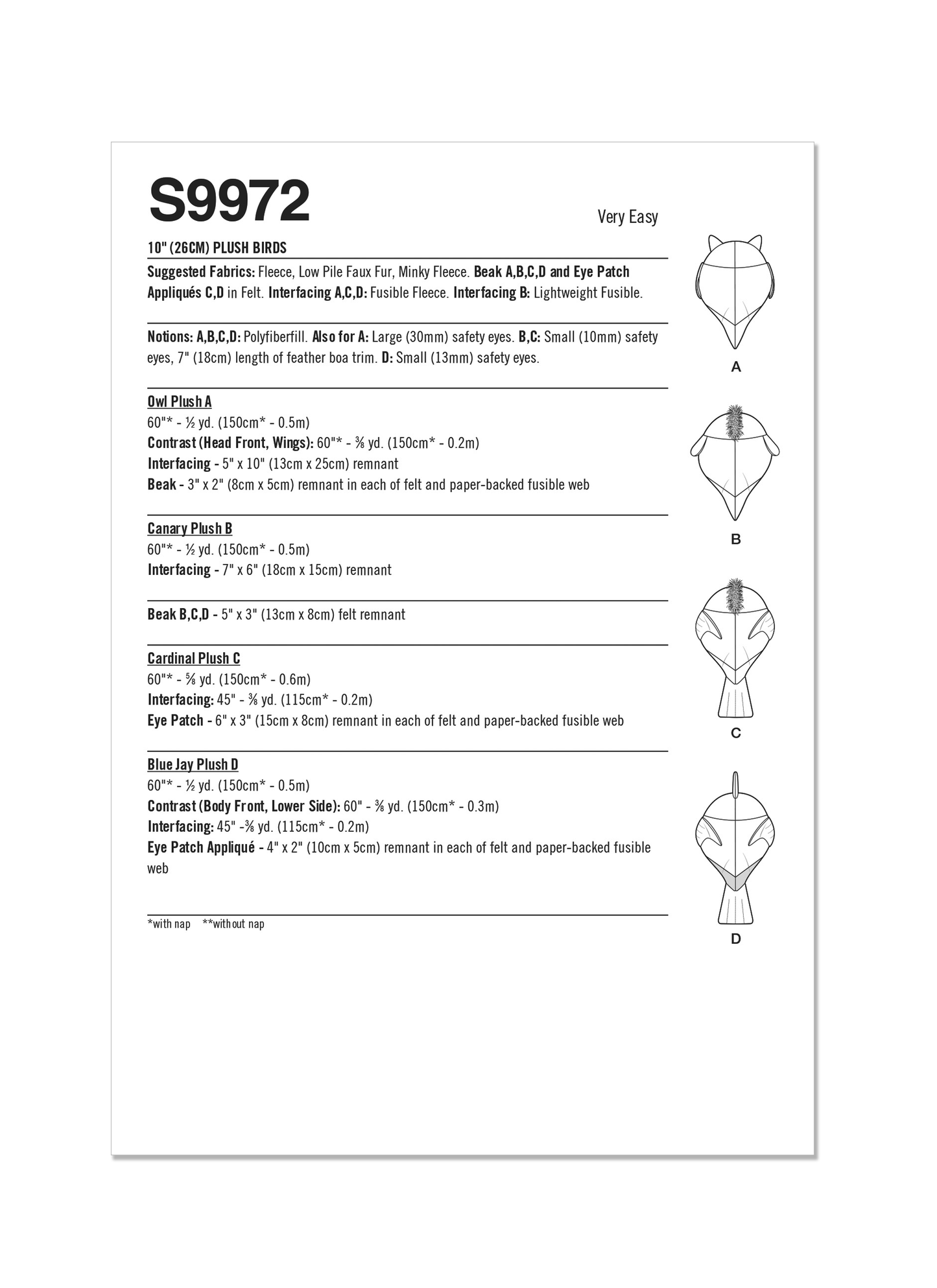 Simplicity 9972
