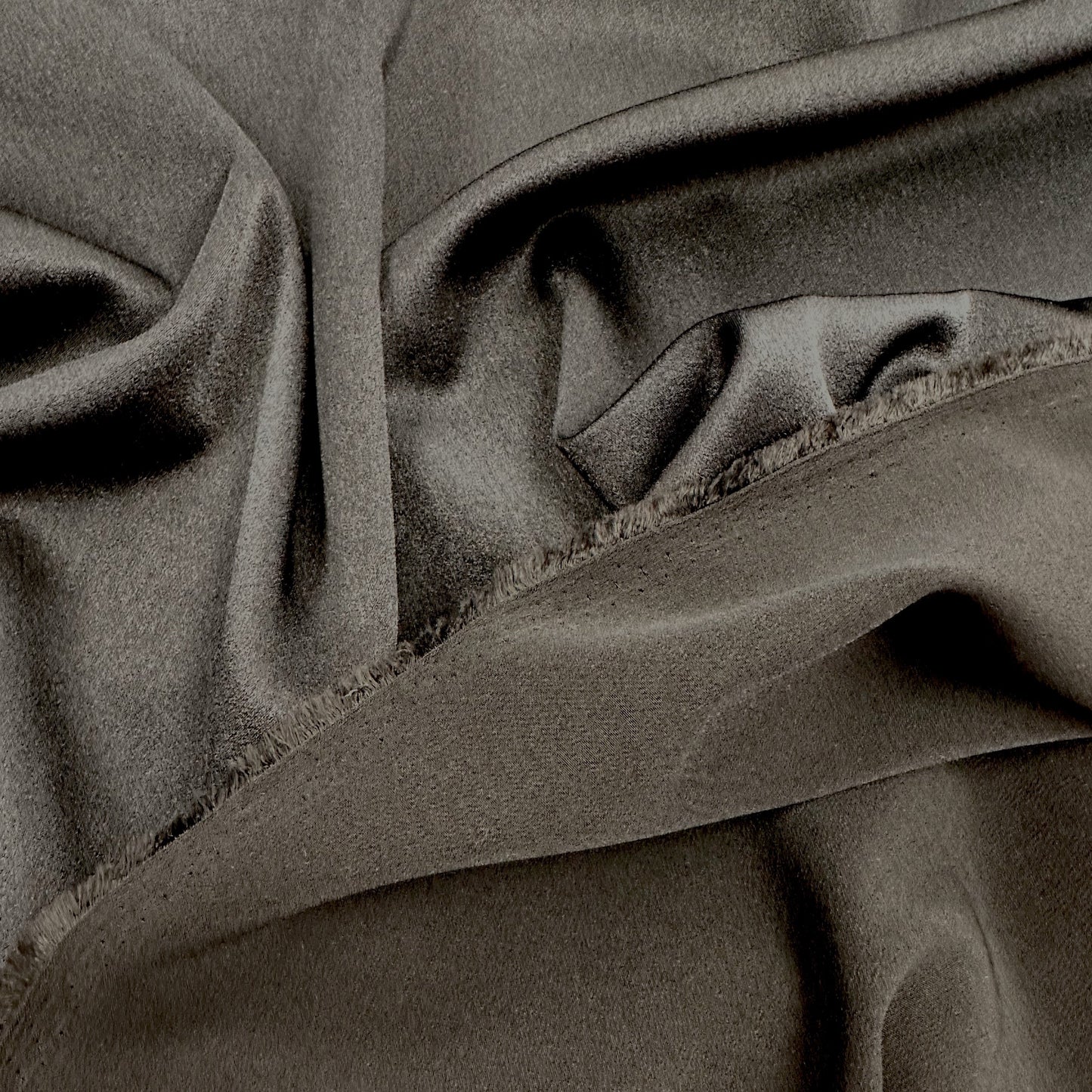 Satin Backed Crepe - Black