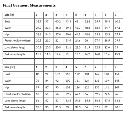 TAUKO - Sparkle Shirt - PDF Pattern