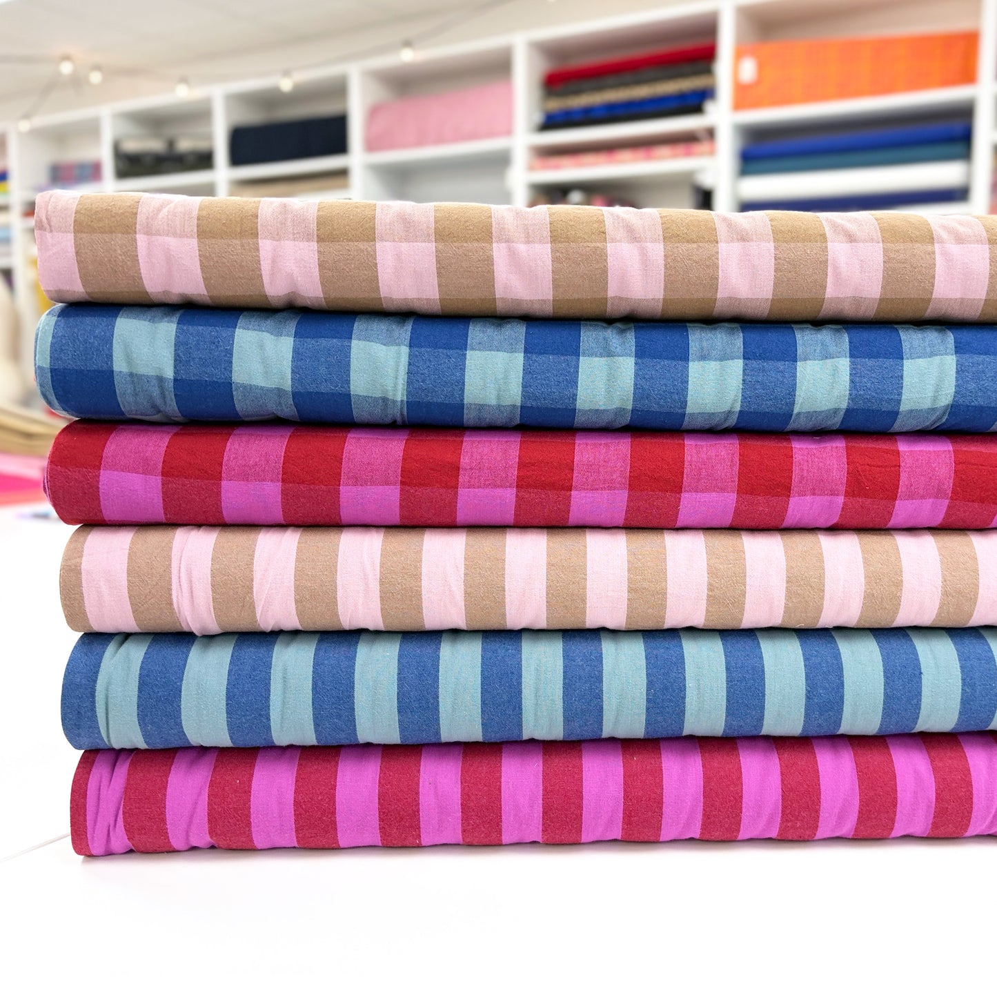 Statement Cotton Checks & Stripes