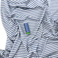 Blue Stripe Viscose Jersey - Light Blue
