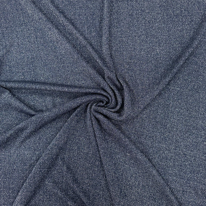 Suzi Sparkle - Viscose Sweater Knit - Blue