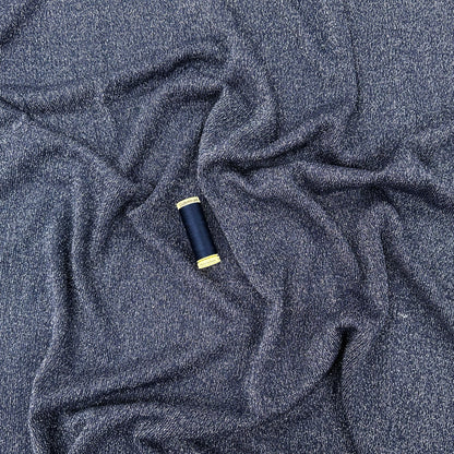 Suzi Sparkle - Viscose Sweater Knit - Blue
