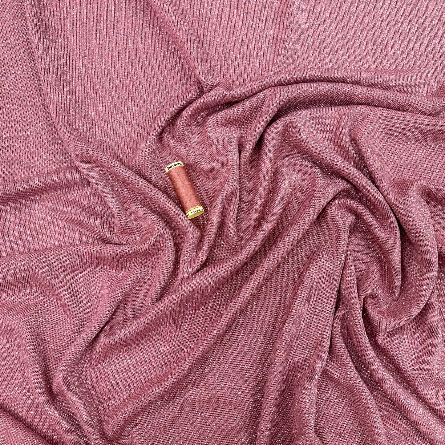 Suzi Sparkle - Viscose Sweater Knit - Rose