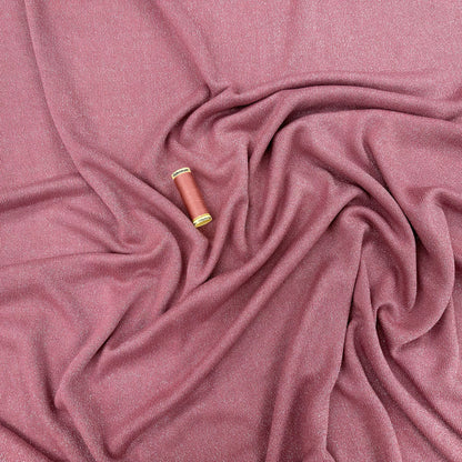 Suzi Sparkle - Viscose Sweater Knit - Rose