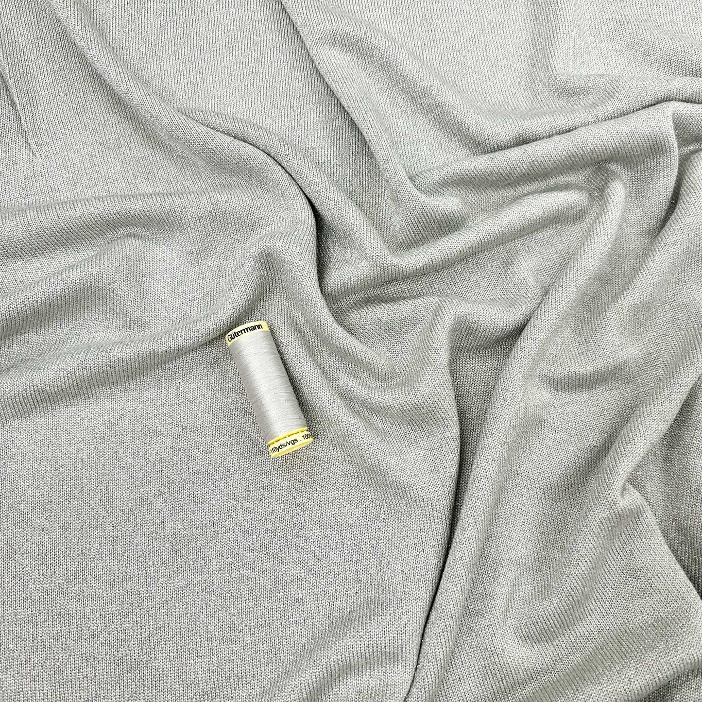 Suzi Sparkle - Viscose Sweater Knit - Silver