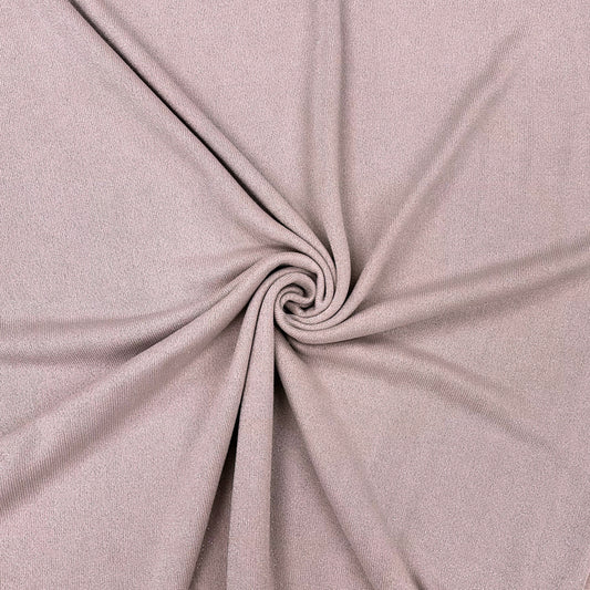 Suzi Sparkle - Viscose Sweater Knit - Soft Pink